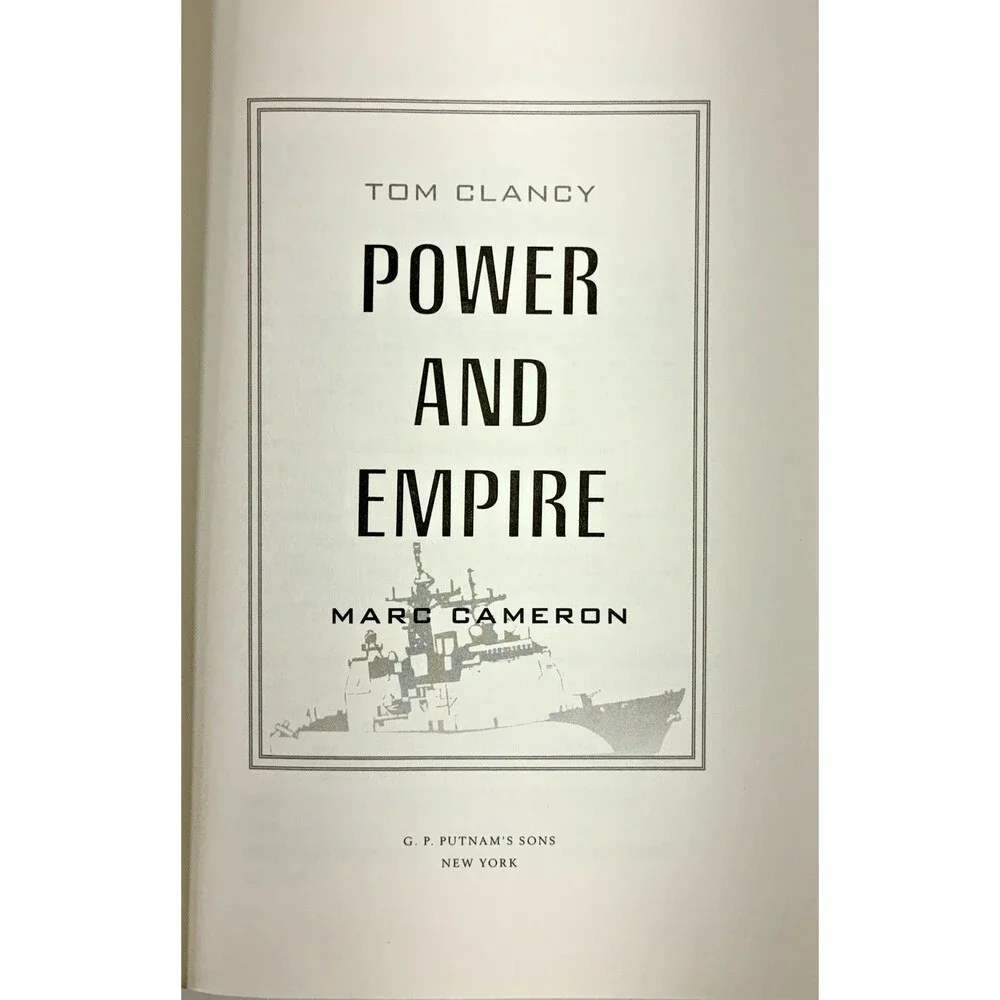 Tom Clancy Power and Empire by Marc Cameron 2017 G.P. Putnam's Sons Hardback
